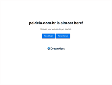 Tablet Screenshot of paideia.com.br