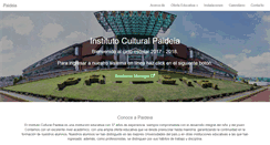 Desktop Screenshot of paideia.mx