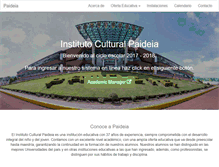 Tablet Screenshot of paideia.mx